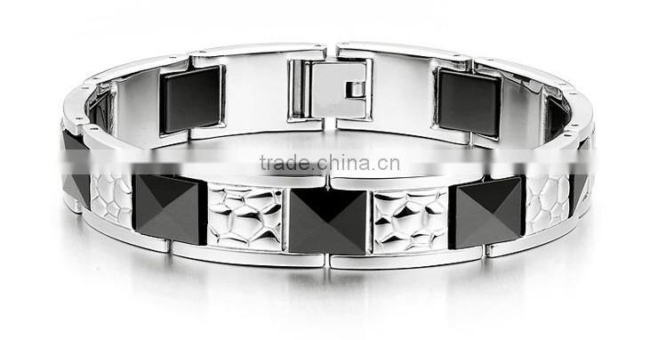 High quality far-infrared health titanium bracelet stainless healthy bracelet jewelry new design