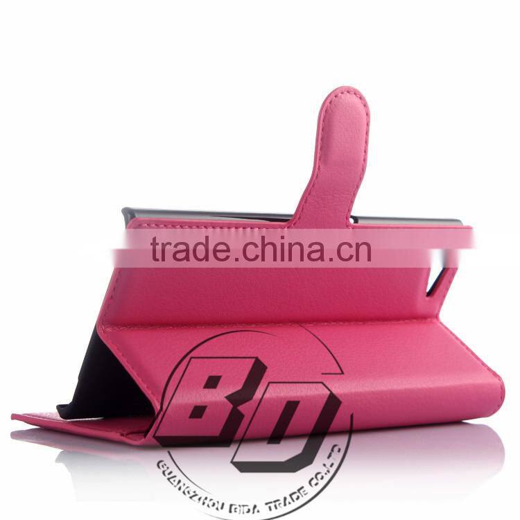 New Arrival Popular Magnetic flip leather wallet case with card slots For Wiko Highway star 4G pu case lowest price