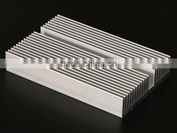 Aluminum electronic heat sink