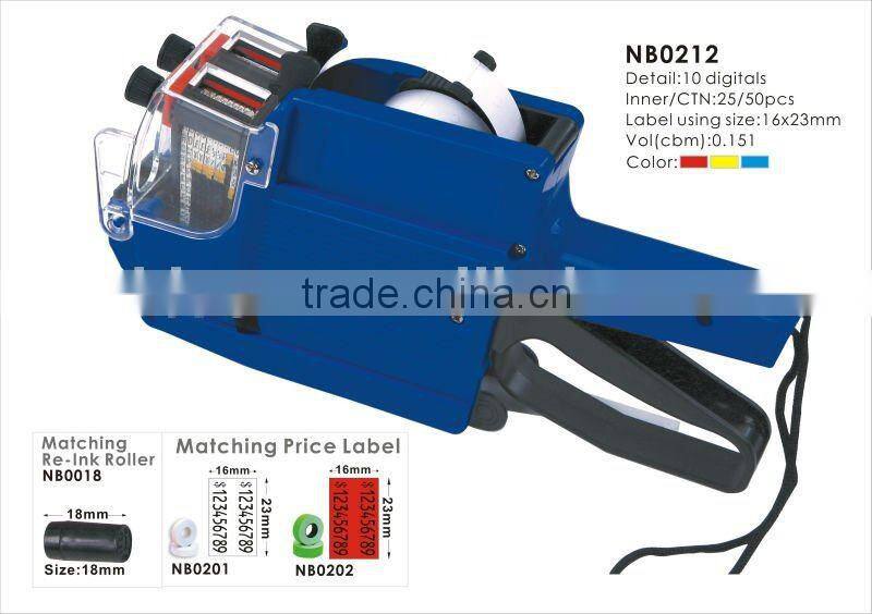 Hot Sale White/Neon Color Adhesive Roll Price Label