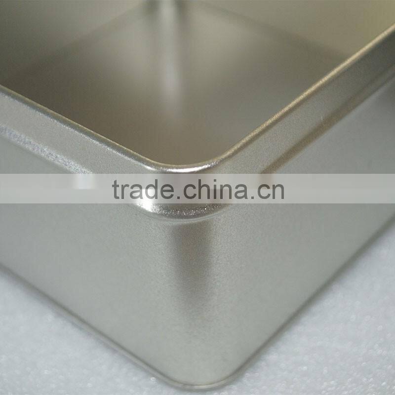 Square metal Tin Box/Small square biscuit tin can/Hot sale square candy tin can/Painted square tin cans for canning