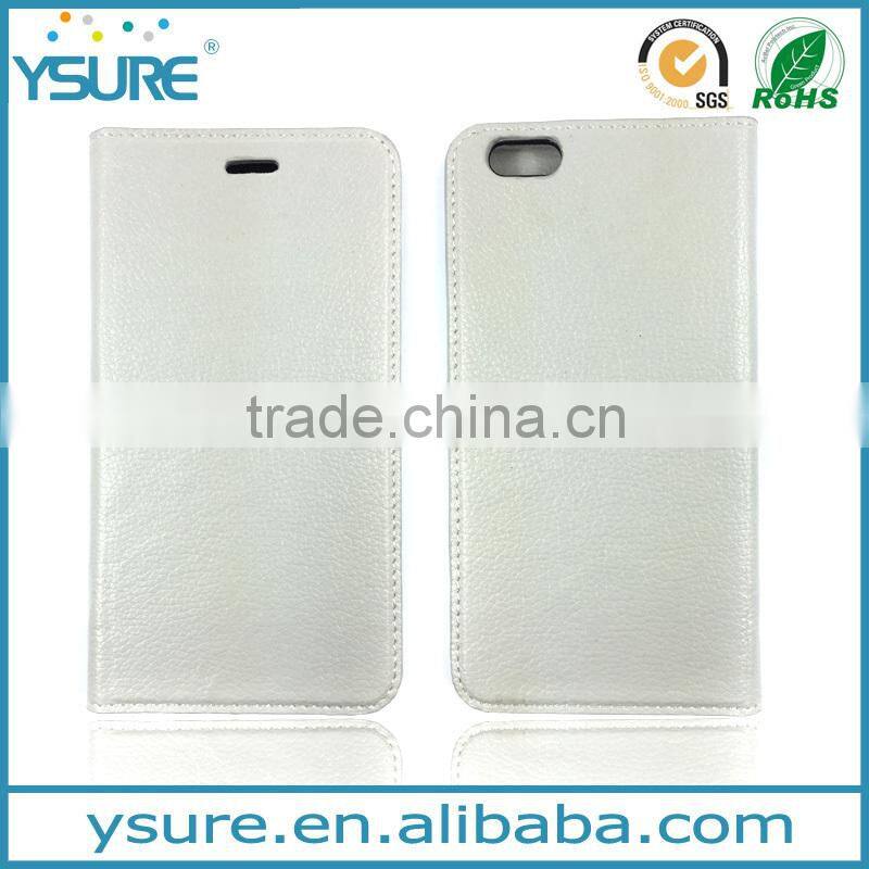 For BLU Selfie , Litchi Pattern PU Leather Folio Case For BLU Selfie