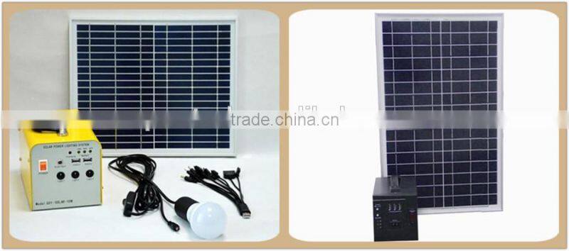 10W Small Solar Power System / Solar Generation System / Portable solar generator (Movable)