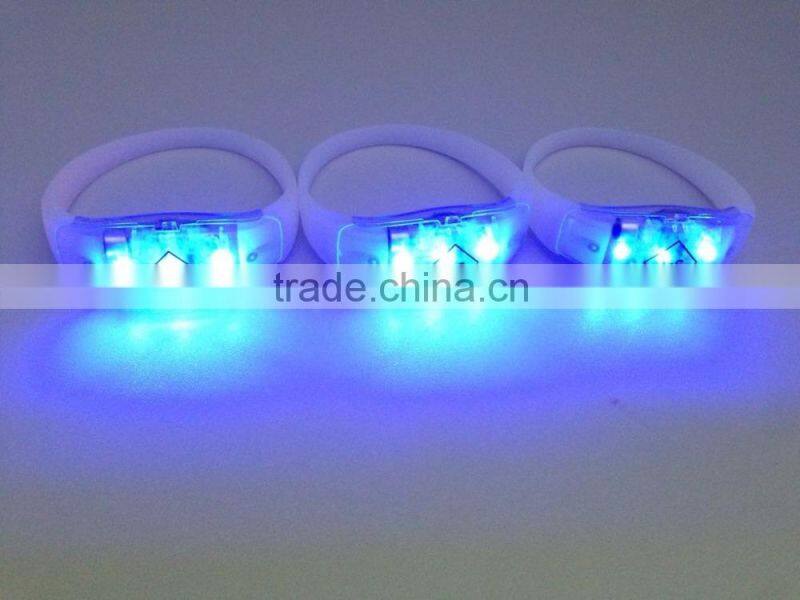 LED Light Silicon Wristband, Wristband With Led, Led Flashing Silicon Wristband For Party