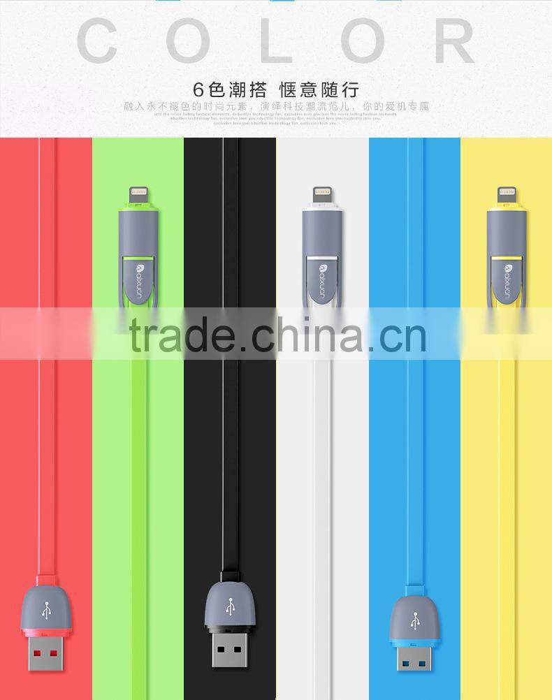 USB 6421 USB Cellphone Data Cable for IPHONE ,SamSung ,HTC