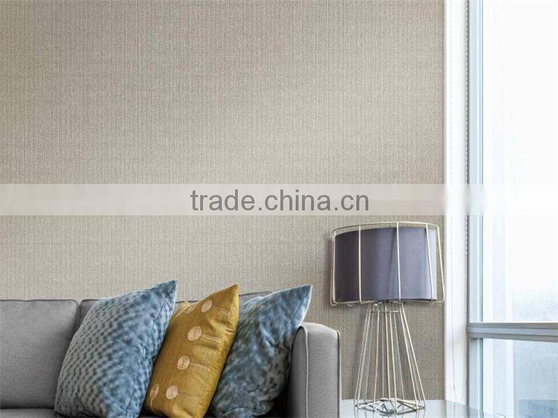 solid color waterproof nonwoven hotel wallpaper