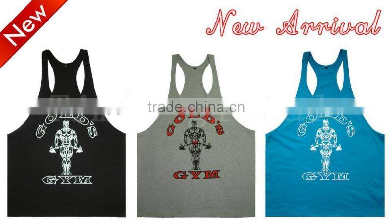 Custom GymTank top. men singlet, y back custom Print stringer