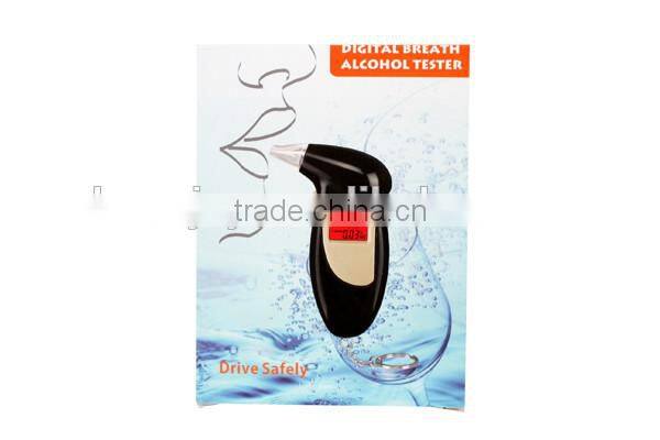 Cheap breathalyzer for alcohol with backlight