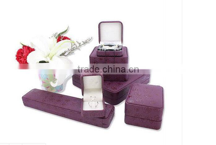 Hot Sale Leather Jewelry Box & jewelry packaging box