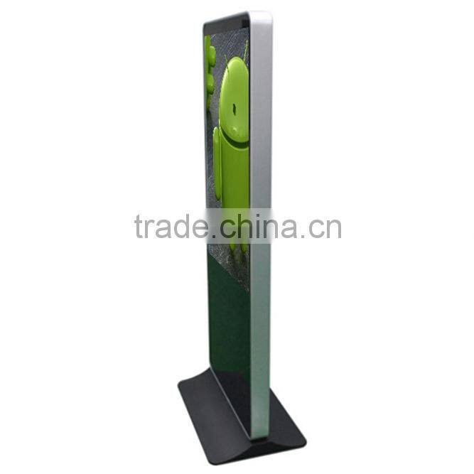 Smart floor stand HD wifi internet 42 inch advertising LCD indoor advertising equipment