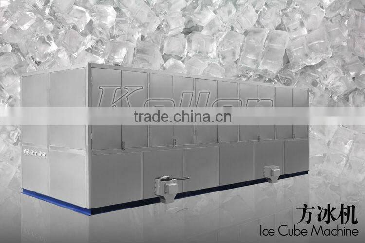 10 TPD CE approved cube ice making machine with Germany Bitzer compressor and packing function