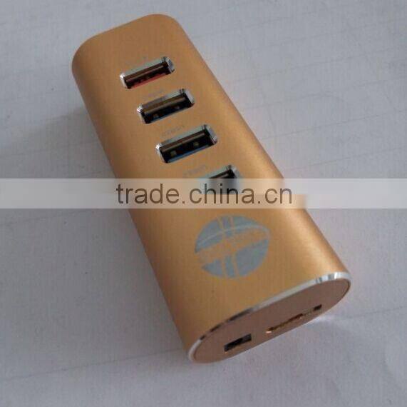 new full aluminum 4 ports 3.0 usb hub