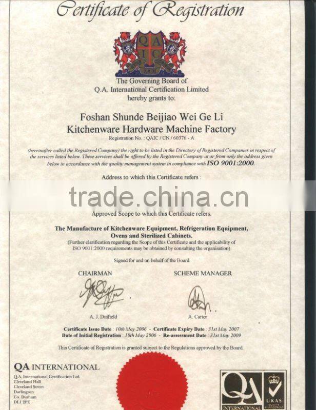 Refrigerated work table / underbar fridge / kitchen fridge