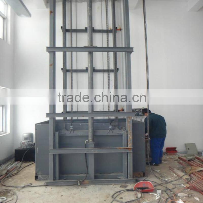 Single column and double column,the four pillars GUIDE hydraulic lifting platform