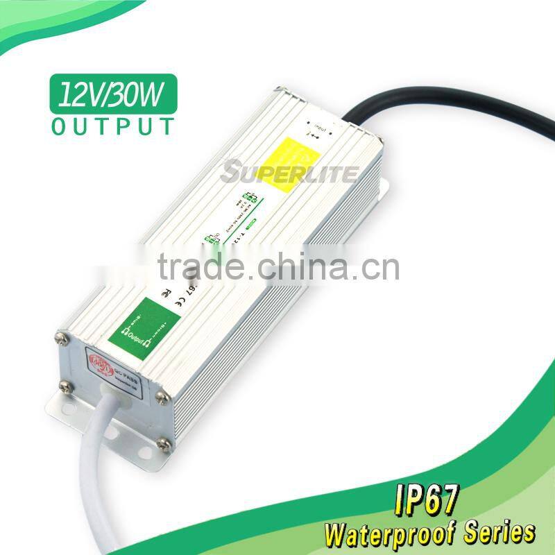 LED Driver IP67 Waterproof 10W-200W waterproof AC DC Converter