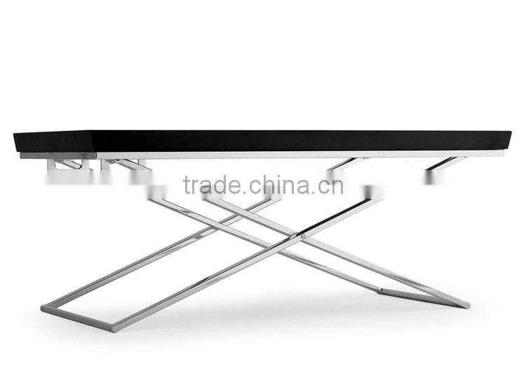Modern Chrome Metal tea table set
