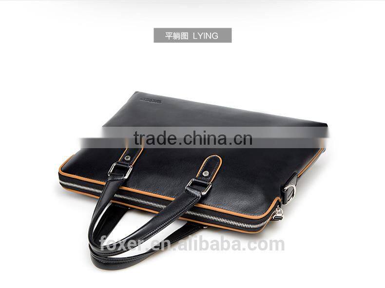 business men bag leather men pu briefcase bag