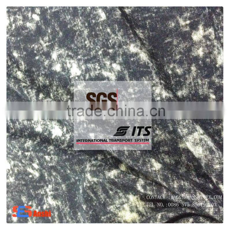 ES-6150 discharge printed wholesale cheaper viscose spandex fabric