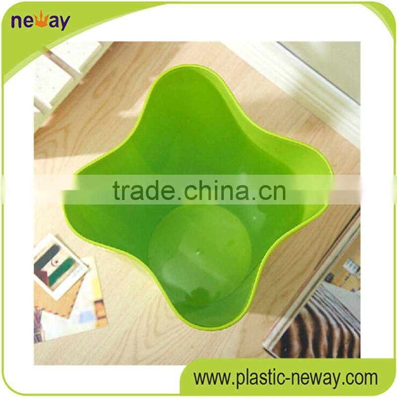 Thick open top PP Eco-Friendly 10L novelty design mini trash can for kitchen