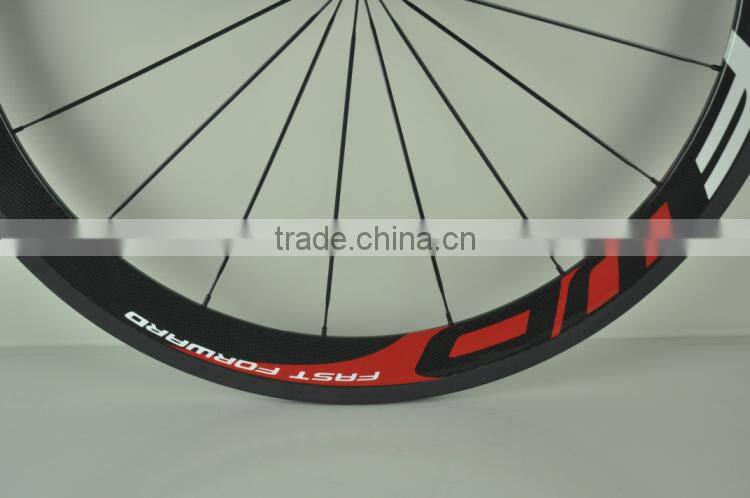 700C 50mm Clincher Road Carbon Rims Wheelset Bike Wheelet Bicycle Road Wheels Factory Price