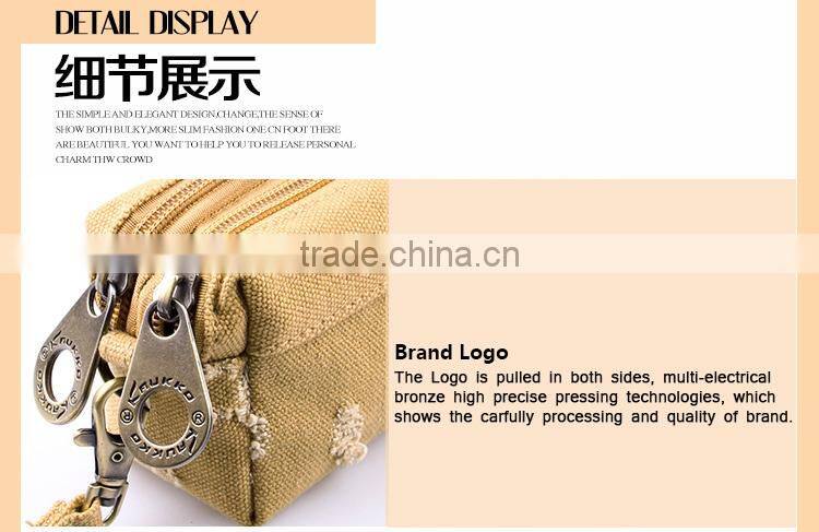 Vintage 16OZ Canvas Wallet Handbag With Outside Wallet Women for Woman Wallet Packet Money and Iphone Bag