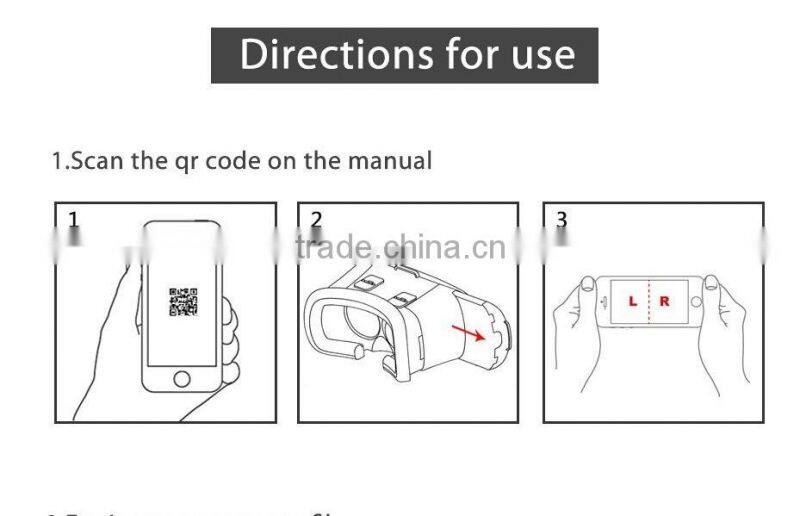 Fashion style 72 inch virtual screen evg920v video 3D glasses