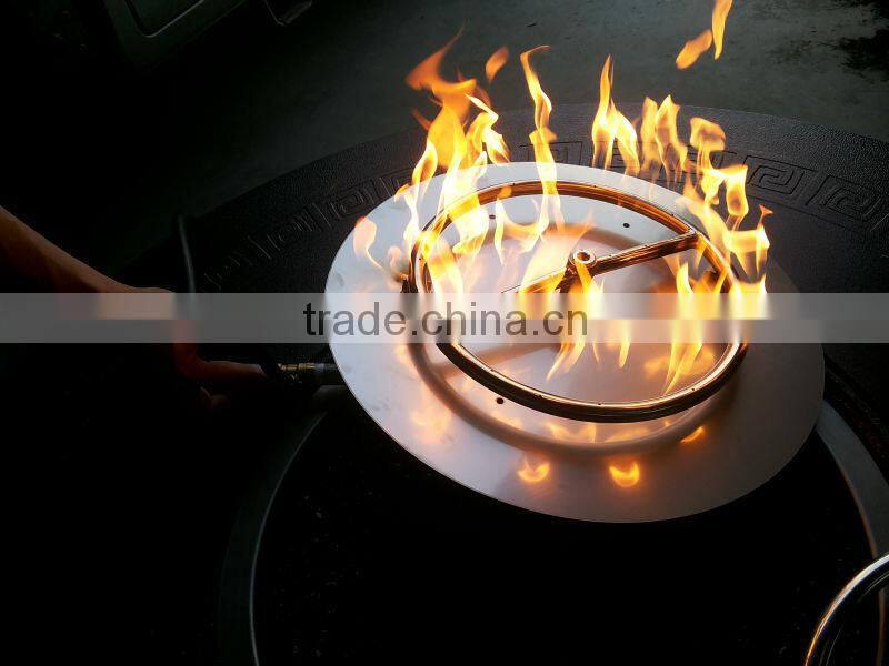 Outdoor Rectangle Gas Fire PIt Burner for fire pit table