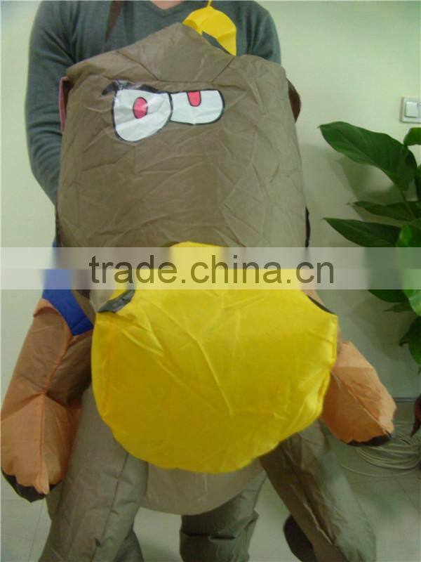 Hola inflatable mascot costume/inflatable cow costume/mascot costume