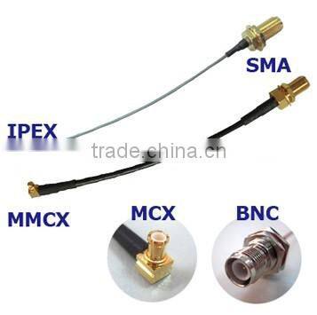 IPX / u.fl to RP-SMA female bulkhead with O-ring RG178 15cm rf coaxial connectors cable assembly jumper cable