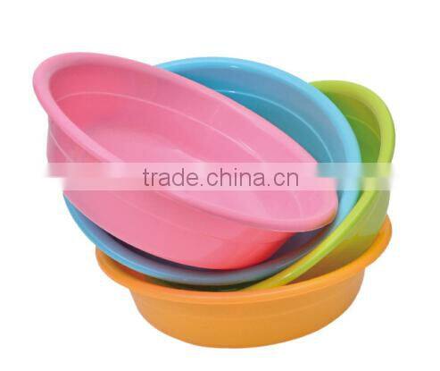 5.5L 33*9cm round plastic wash basin