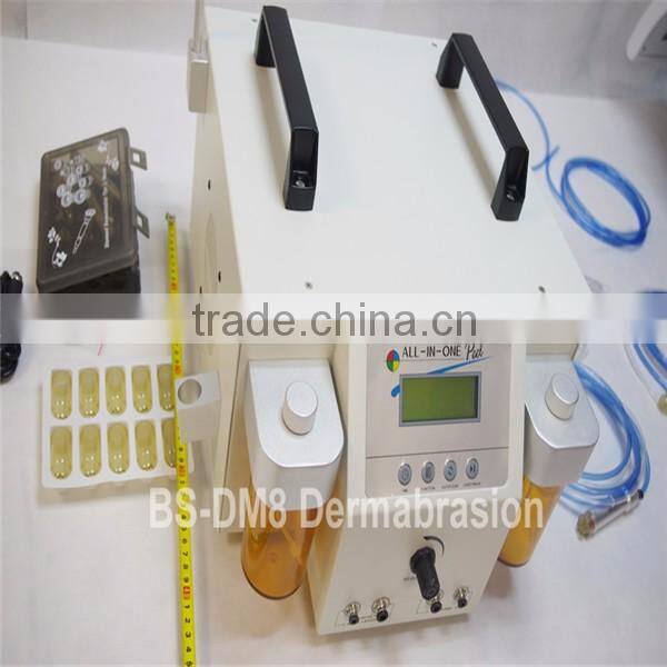 Microdermabrasion crystal and diamond dermabrasion machine