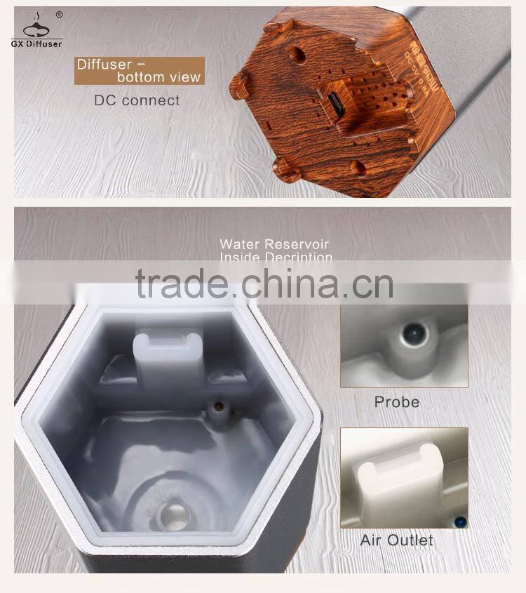 GX Diffuser air purifier china USB/wooden aroma diffuser/essential oil diffuser