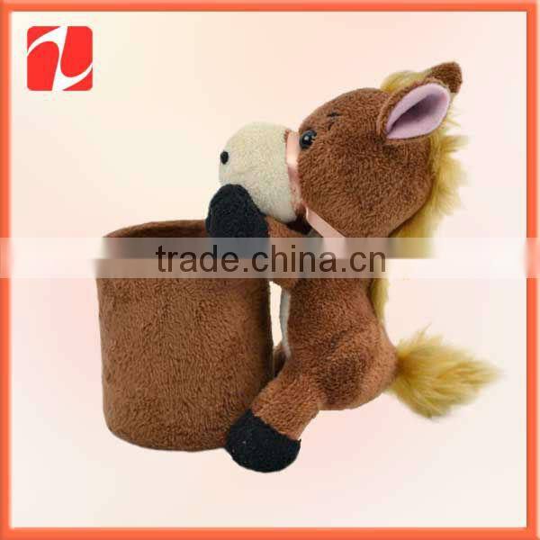 Soft Plush Donkey Pen Holder for Pencil /Stationery /Mobile Phone