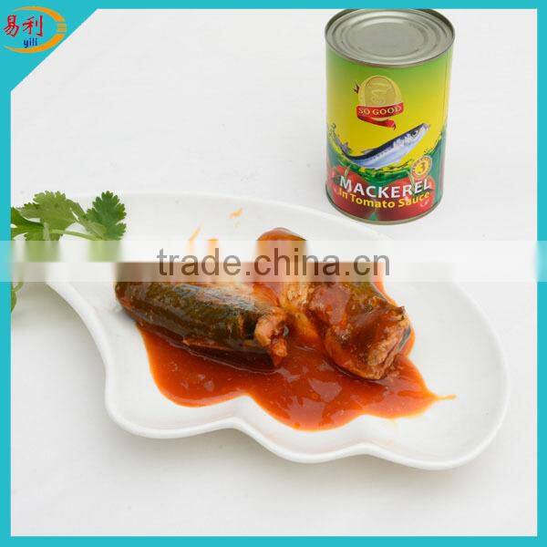Cheape mackerel in can with tomato sauce