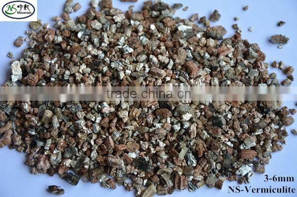 High quality Lightweight Silver/Gold expanded Vermiculite for Board