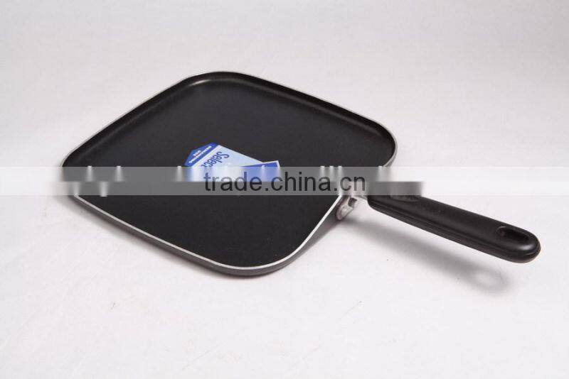 Colorful stainless steel non-stick fry pan