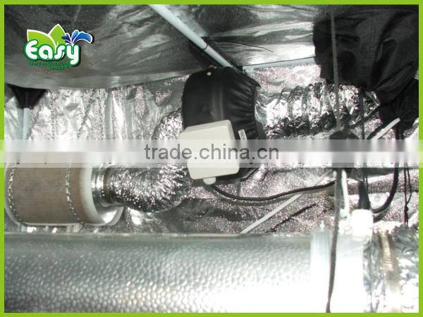 Hydropoinics Complete indoor grow tent kits 80x80x160cm with DWC bucket, LED grow light and ventilation equipment