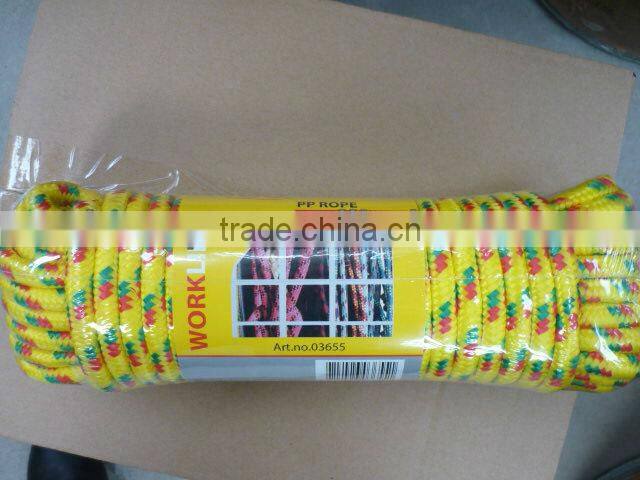 pp multi braided rope with color