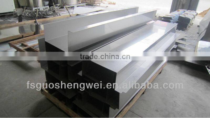 stainless steel rain gutters