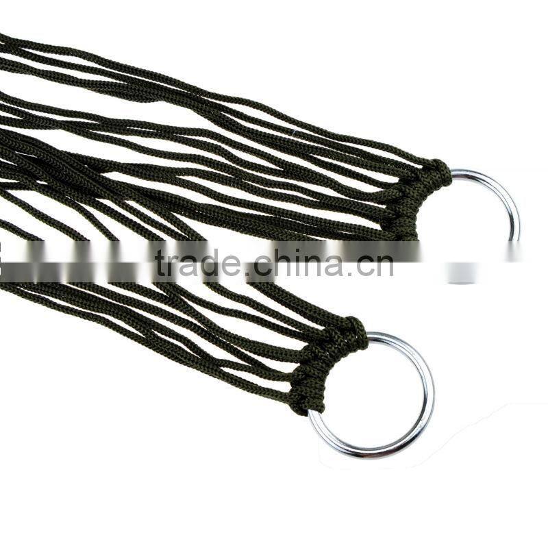 2015 Outdoor Caming Double Nylon Mesh Camp Making Rope Hammock