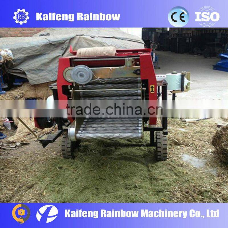 Round Shape Wheat Stalk Bundling and Wrapping Machine