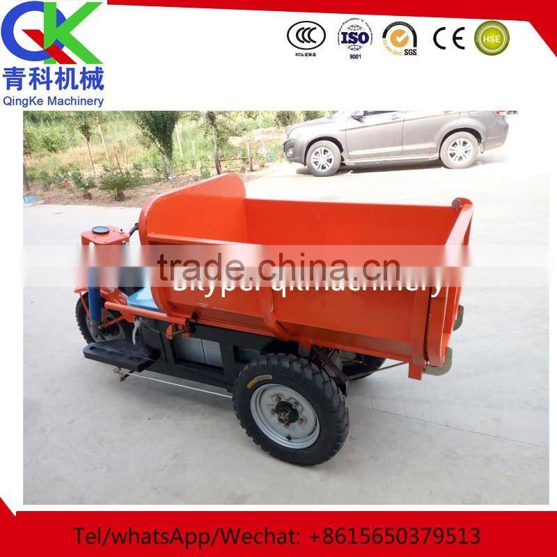 QK machinery provide 18hp small Agricultural tricycle