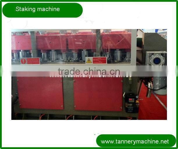 China cheaper 1600 to 3200mm leather vibration staking machine