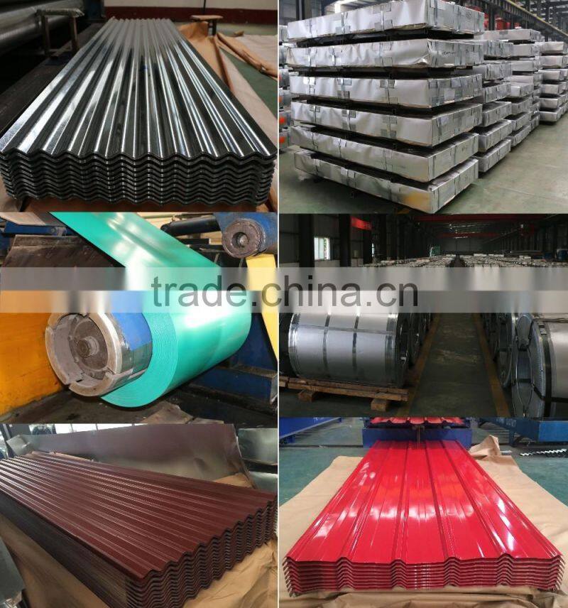 Aluzinc corrugated steel sheet roofing sheet