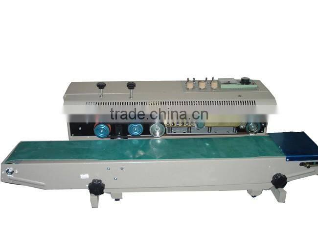 Plastic bags continuous sealing machine for sale