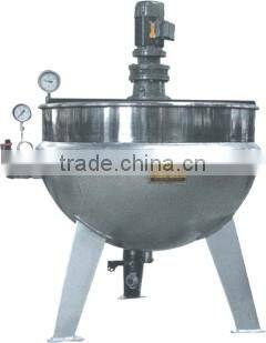 double jacketed kettle gas heating cooking pan