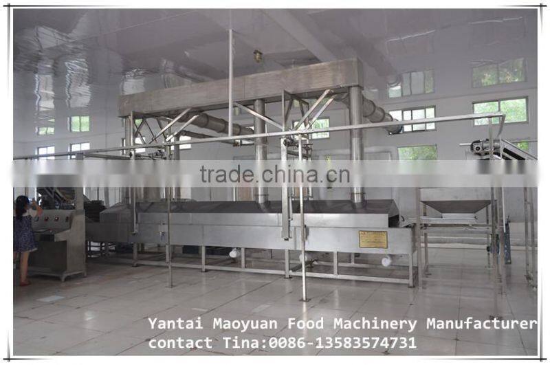Continuous Frying Broad bean production line / Continuous Frying nut Machine