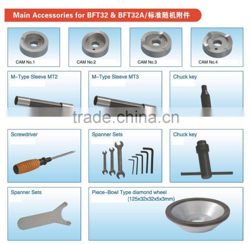 Drill sharpening machine for large drill bits 3-32mm BFT-32A