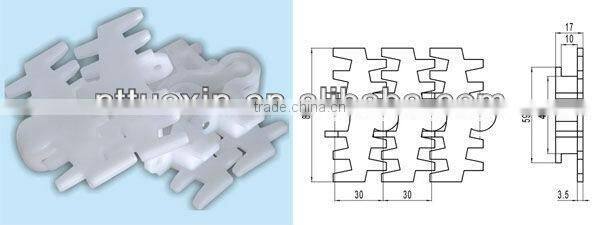 80 Finger Chains,slat top chains