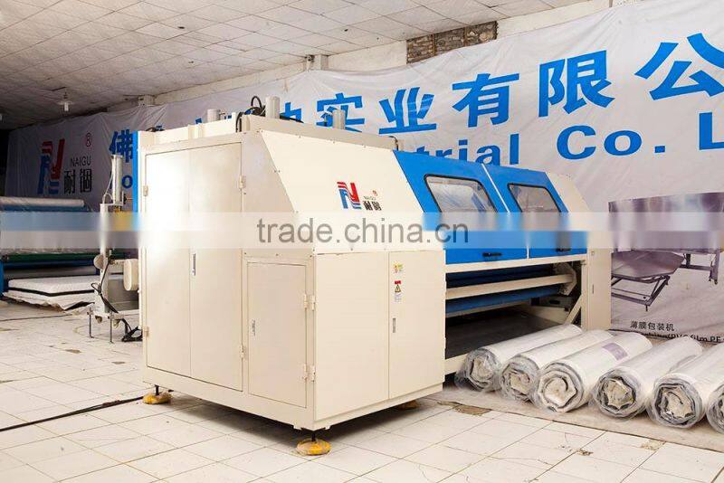 2017 China NaiGu automatic mattress film sealing compression roll packing machine